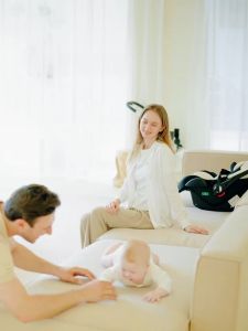 Combo bộ Xe đẩy nôi và nôi xách tay kiêm ghế ô tô COBALLE cao cấp thiết kế ĐỨC 2 chiều 3 tư thế với nhiều quà tặng hấp