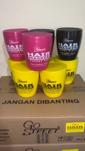 GO STREET Hair Masker Hair Treatment 500gr / Masker Rambut / Rambut Rusak / Kering / Patah / Warna