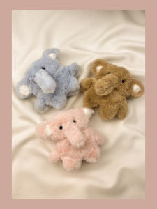 Cute Plush Elephant AirPods Protective Case Wireless Bluetooth  Earphone Cover Second Generation Third Generation Fourth Generation