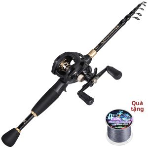 Sougayilang | Bộ Dụng Cụ Câu Cá Chuyên Nghiệp Sougayilang Với Cần Câu Bằng Sợi Carbon 7.2:1 Máy Câu Cá Mạnh Mẽ Và Dây Câu - Dụng Cụ Câu Cá Biển Sông Hồ