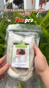 [Freeship]Bột đậu đen nguyên chất dạng túi zip - Ngũ Cốc Vitapro