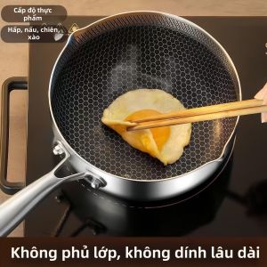 Nồi Yukihira Thép Không Gỉ Chống Dính Đa Năng Dùng Tại Nhà