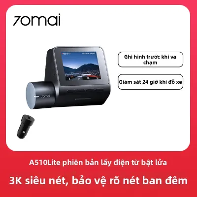 70mai | Máy Quay Hành Trình Ô Tô Siêu HD 3K Điều Khiển Giọng Nói Giám Sát Đỗ Xe