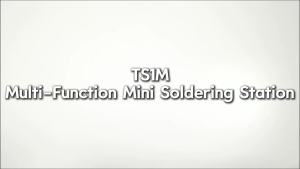 Trạm Hàn Mini Kỹ Thuật Số MINIWARE TS1M 200W Bút Hàn Công Suất Cao Có Màn Hình Hiển Thị Bộ Dụng Cụ Sửa Chữa Điện Tử Gia Dụng