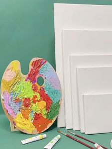 Linen Picture Frame เฟรมผ้าใบวาดรูป กรอบรูปไม้ ภาพแบบ DIY มีหลายขนาดให้เลือก ทนต่อการฉีกขาด