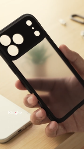 RINGKE® FUSION BOLD Steadfast Protection iPhone 17 Pro Max/ 17 Pro Translucent Smoke Anti Fingerprint Shockproof TPU Bum