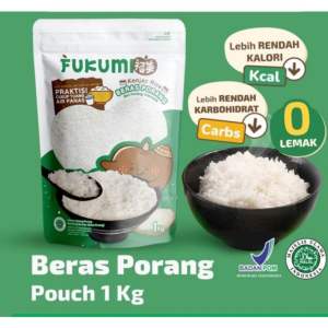 Fukumi Beras Porang 1kg Konjac Rice Shirataki