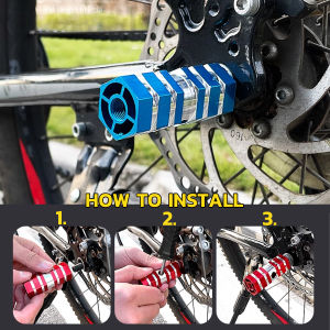 Talao Aluminum Alloy Mountain Bike Rear Footrest Pedal Foot Peg Balance Bicycle Accessories
