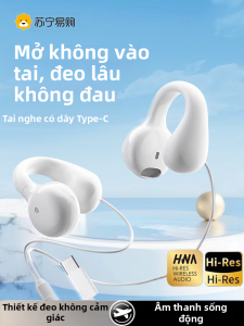 Tai Nghe Có Dây Eurobird F2025 Chất Lượng Âm Thanh Cao Đeo Tai Kiểu Kẹp Có Micro Đeo Được Lâu Không Gây Đau Tai