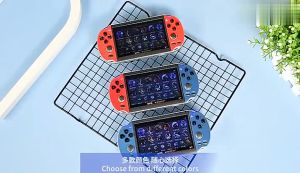 Handheld Game Console PSP X7 Retro Gamepad 8GB 4.3 Inch Built in 6000 Games Support Camera Video E-book