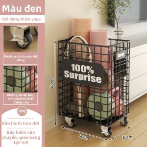 Giỏ Lưu Trữ Có Bánh Xe Tổ Chức Thiết Bị Thể Dục