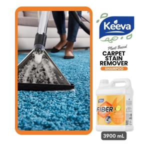 Keeva Fiber Carpet Shampoo Solution – Powerful Stain Remover That Is Color Safe and Brightens Upholstery
