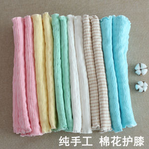 Pure Cotton Handmade Knee Pads Air Conditioned Room Postpartum Leg Warmth Protection for Knee And Joint Pain Cold Leg Protection All Seasons