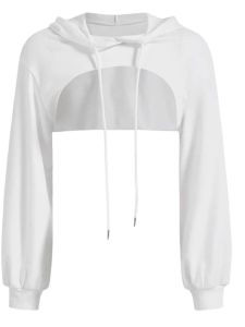 Irregular Exposed Navel Long Sleeved Top: A Guide for Women