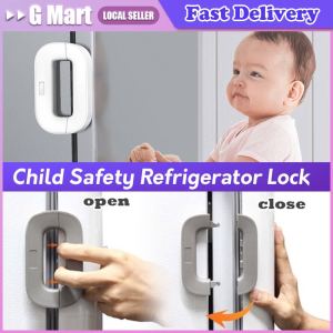 👍 【Child Safety Lock】Creative Multi-function Household Supplies Baby Safety Refrigerator Door Lock Security Latch Children Protector For Toddler Kids