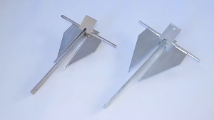 Hot Dipped Galvanized Danforth Anchor for Yacht Boat Carbon Steel Anchor Mud Sand Anchor Danforth Anchor Glass Steel