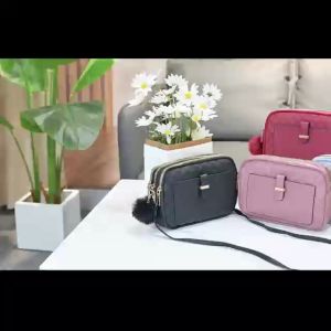 3 ซิป กระเป๋าสะพายผู้ชาย กระเป๋าสตางค์สะพายสำหรับผู้ชาย กระเป๋าสะพายข้างสำหรับผู้ชาย 3 ซิป จุของได้เยอะ (GC-304)