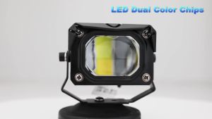 Mini driving light V7 Pro 40w high/low beam white yellow LED headlights Korea LED chip Spotlight For Trucks 4X4 4WD SUV