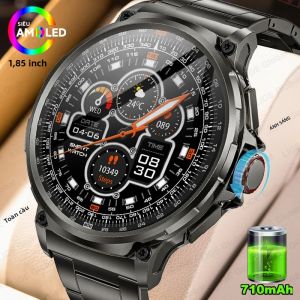 Đồng Hồ Thông Minh Thể Thao LIGE 2025 Dành Cho Huawei Xiaomi Nam Giới Màn Hình AMOLED Ultra HD 1.85 Inch Pin 710mAh Hỗ Trợ Gọi Bluetooth Theo Dõi Sức Khỏe