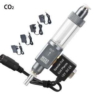 ZRDR | Aquarium CO2 Electromagnetic Valve Bubble Gauge Quick Insertion Fish Tank CO2 Pressure Reducing Valve Generator Accessories