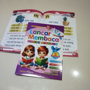 Buku Lancar Membaca Tanpa Mengeja Ecer Per Jilid (Kertas Hvs) - Lingkar Media