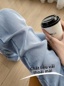 JIANGLU | Quần Jeans Denim Ống Rộng Cạp Cao Quần Dài Thường Ngày Cho Nữ Quần Dài Mùa Xuân Mùa Thu Quần Dài Rộng Thẳng Quần Dài Cạp Cao