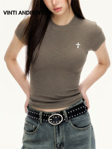 Slim Fit Shoulder T-Shirt