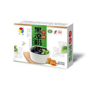 Black And White Gelatinous Snack from Guangxi Yufeng Milk Tea Shop Ingredients Family DIY Boxed Taiwanese Burned Grass Jelly