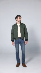 กางเกงยีนส์ผู้ชาย ทรงกระบอกเล็ก Jack Russel Klassik J-901 Slim Fit Midnight Blue