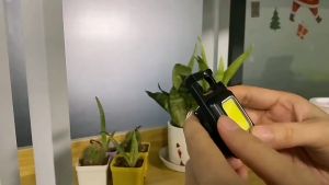 Mini LED Flashlight Work Light Portable Pocket Flashlight Keychains USB Rechargeable for Outdoor Camping Small Light Corkscrew COB