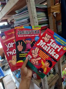 PAKET 3 PCS BUKU JARI MATIKA PALING KOMPLIT UNTUK PAUD TK DAN SD