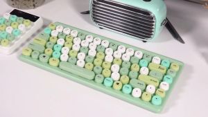 Keyboard Mouse Wireless Combo Alcatroz JellyBean A3000 Bluetooth Rechagreable | Wireless Dongle 2.4G