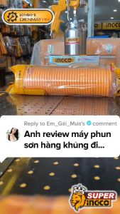 Súng phun sơn 1000cc Ingco ASG2101