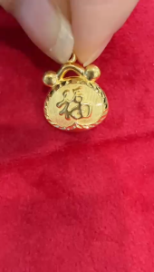 Poh Heng Jewellery 22K Fortune Golden Pouch in Yellow Gold[Price By Weight]