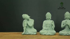 Tượng Đá Sa Thạch Trang Trí Tiểu Cảnh Bonsai Thủy Sinh Tượng Phật