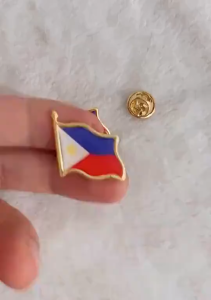 1/3/5pcs Men Women Philippine Flag Brooch Pin Alloy Metal Lapel Pin for Pinoy Pride Holiday Souvenir