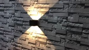 Đèn Trang Trí Ngoài Trời Đèn Hắt tường Đèn Cột Hình Vuông Dùng Trong Nhà Ngoài Trời IP66 Chống Nước Hiệu Quả