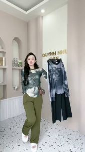 Set Bộ Nữ Áo Loang Thun Tăm Ép Tay Dài Vạt Bầu Và Quần Suông Trơn Set Đồ Bộ Nữ Mặc Nhà Quần Đùi Cotton Áo Thêu Gấu Mới 4 Màu Thời Trang Giá Rẻ Mới Nhất Đẹp | Mua Ngay Tại Lazada