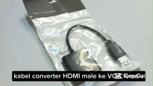 KABEL Hdmi To VGA Converter / input HDMI ke Output VGA