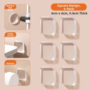 Silent Anti-Collision Pad Transparent Silicone