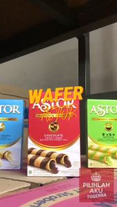 ASTOR MATCHA 40 gr / ASTOR Waferstick MATCHA 40 gr ( HARGA 6 PCS )