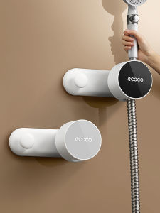 ที่ตั้งหัวจมน้ำแบบอเนกประสงค์พร้อมที่แขวนหัวจม้ำในห้องน้ำ ไม่ต้องเจาะ ดูดซับได้ ปรับได้ ฐานจม้ำในห้องน้ำ