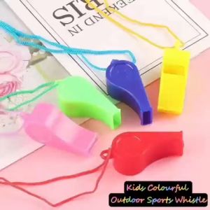 [MSIA SHIP] NOVELTY 1pc Kids Outdoor Sports Whistle with String Children Classic Toys Birthday Christmas Kindergarten School Celebration Party Game Present Gift