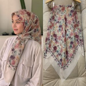 Jilbab segiempat motif Turkey malaysia