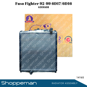 14165 FUSO FIGHTER 1992-1999 6D16 6D17 RADIATOR ASSEMBLY M/T 630x608x48mm PA48 3ROWS MC433497 MC443350 ME294378 ME298716 ME298718