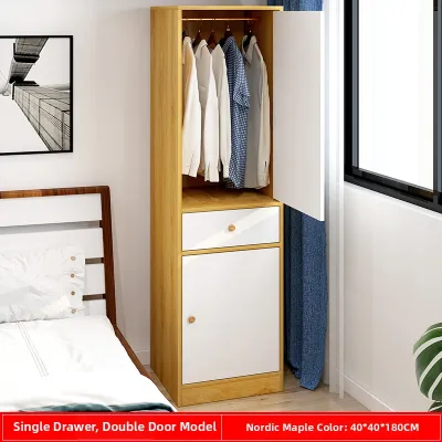xinyafitment | Single Door Wardrobe Small Footprint Easy Install For Bedroom Or Rental