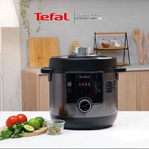 Tefal หม้ออัดแรงดันไฟฟ้า TURBO CUISINE MAXI ขนาด 7.6 ลิตร รุ่น CY777866​ สีดำ ราคาถูกต้อง 2,500 บาท