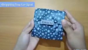 BB043 Bagcu Foldable Eco Bag folding Shopping Bag pouch with designer travel pouch bag Shopping Pouch