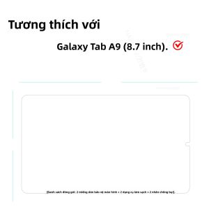 2 Gói Miếng Dán Bảo Vệ Màn Hình Bằng Kính Cường Lực HD Cho Samsung Galaxy Tab S11 S10 Lite S10FE S9 S9FE S9 FE Plus A9 A11 A9+ - Miếng Dán Bảo Vệ Màn Hình Máy Tính Bảng Chống Trầy Xước 11 Inch