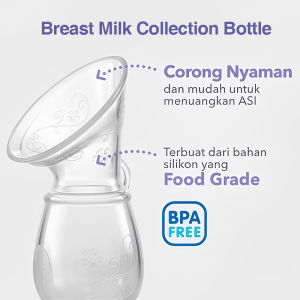 Dr.Isla Pompa asi Manual BPA Free Botol 100ml Penampung asi berkualitas breast pump Manual Pompa asi / pompa air susu asi manual / breast pump collector- silicone breast pump -MSB02 PK DreamBaby